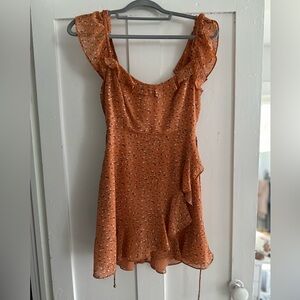 Cute orange dress from boutique
